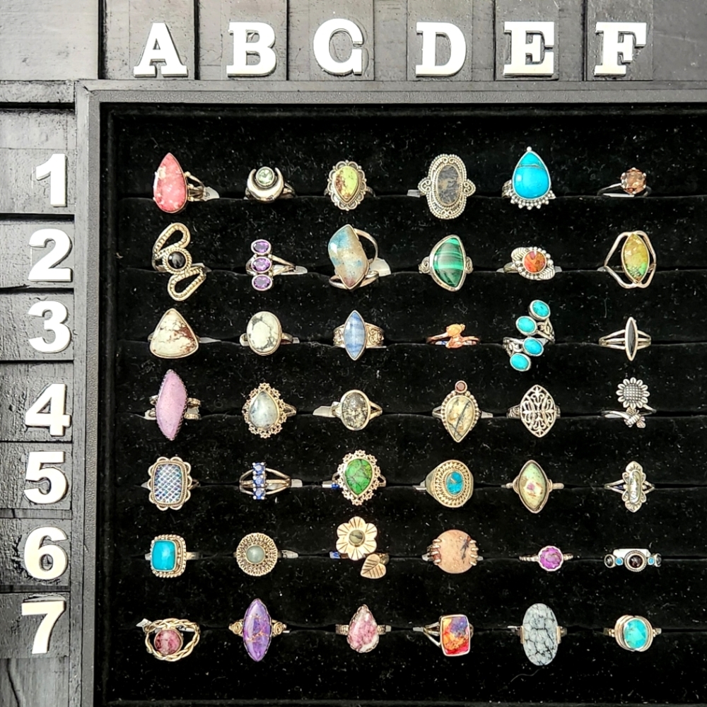NEW Size 7 Genuine Sterling Silver Rings